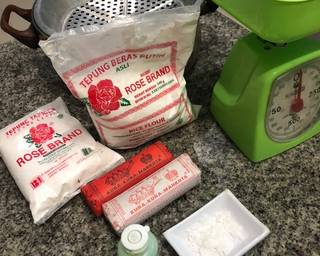 Es Cendol Dawet (Teknik Saringan bundar) - Step 1