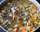A picture of step 2 of Mom's Beef/Pork Bones & Winter Vegetable Soup😍.