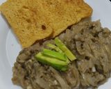 Foto del paso 8 de la receta: Dip de atún y berenjena con tostadas de ajo🍆🧅🥖🥯🥙🌯