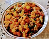 A picture of step 5 of Traditional Ganth Gobhi Dry Curry.