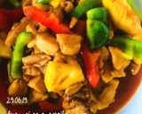 Foto langkah ke 5 dari resep Ayam Cincang With Paprika And Nanas.