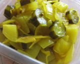 A picture of step 7 of Easy and Colorful Yellow Cucumber and Onion Pickles.