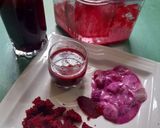 A picture of step 3 of Beet root and Carrot 🥕 juice.