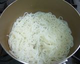 A picture of step 3 of Shirataki Noodles with Egg.