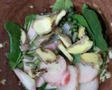 A picture of step 2 of Kanya's Shrimps & Shrimps.