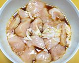 A picture of step 2 of Fried Chicken Breast (Tatsuta-Age).