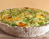 Foto del paso 4 de la receta: Tarta integral de zucchinis y queso 😋