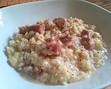 A picture of step 6 of Time-Saver Carbonara Risotto.