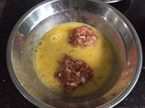 Lobak putih masak Daging ayam cincang Goreng telur