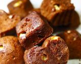 A picture of step 10 of Microwave Brownies Made in a Silicone Steamer Case.