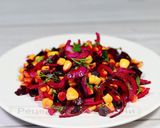 Фото кроку 5 до Свекольный салат с кукурузой.