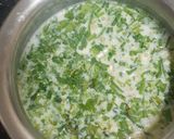 A picture of step 1 of લીલા ચણા ની કઢી.