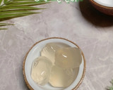 Foto langkah ke 5 dari resep Bola air kelapa isian mochi.