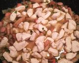 Csirkemell "Bercy"-módra recept fázis 6 fotója