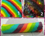 Foto langkah ke 11 dari resep Rainbow rollcake kukus 😊.