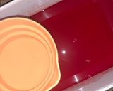 A picture of step 4 of Konafah cherry mousse cups.