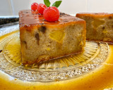 Foto del paso 18 de la receta: Pudding de bizcocho con melocotón en almíbar