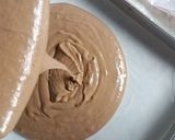 Foto langkah ke 4 dari resep Bolu Gulung Batik Coklat.