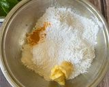 Gambar langkah 2 resipi Daun Mulberi celup tepung bersama chilli oil.