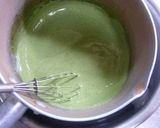 A picture of step 3 of Anko and Matcha Cream Bavarois.