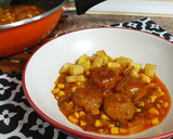 Foto del paso 3 de la receta: Bolitas de soja con quesitos en salsa