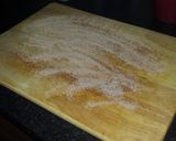 A picture of step 3 of Palmier Cookies.