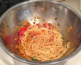 A picture of step 23 of Chilled Pomodoro Chilled Tomato Sauce Pasta.
