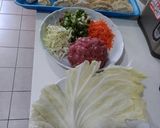 Hình bước làm 1 của món Bánh gối