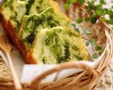 A picture of step 10 of Marbled Matcha Pound Cake.