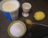 A picture of step 1 of Lemon pudding🍋.