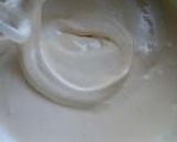 A picture of step 3 of Chocolate Roll Cake with Pink Raspberry Cream.