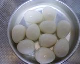A picture of step 5 of It Comes Off As One Strip! Peel Quail Eggs.
