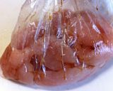 A picture of step 1 of Lotus Roots and Chicken Tender Teriyaki.