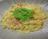 A picture of step 6 of Coffee Creamer Pasta Carbonara.