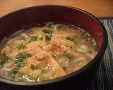 A picture of step 3 of Basic Kamatama Udon.