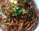 Gambar langkah 4 resipi Mee Goreng.