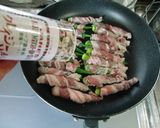 A picture of step 7 of Easy Pork-Wrapped Okra.