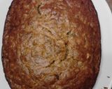 A picture of step 12 of THE DRUNKEN NUT ( alcoholic banana nut bread).