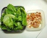 A picture of step 1 of Don't Toss Out the Outer Leaves of Your Lettuce! Make a Mayo Stir-Fry.