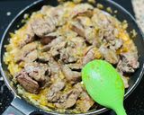 Foto del paso 3 de la receta: Higadito pollo encebollado 🐓 🧅 🧄 🍀🍀🍀