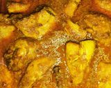 A picture of step 6 of Chicken Qorma.