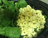 A picture of step 5 of Slow Cooked Tortellini Soup.