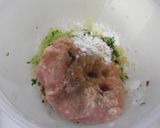 A picture of step 1 of Izakaya at Home Chicken Tukune Patties with Shiso.