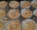 A picture of step 4 of Mandys mini quiche pies.