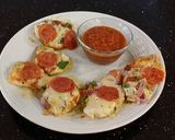 A picture of step 15 of Chicken Breast Pizzas.