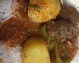 A picture of step 10 of Desi Aloo gosht.