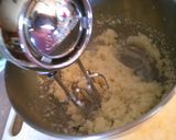 A picture of step 3 of Banana Nut muffins.