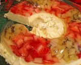A picture of step 6 of Colourful No-bake Cheesecake for Christmas.