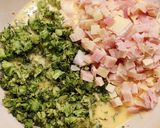 Foto del paso 3 de la receta: Tarta integral de brócoli y jamón