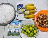 Hình bước làm 1 của món Kem chuối mix cho ngày hè nắng nóng😋
